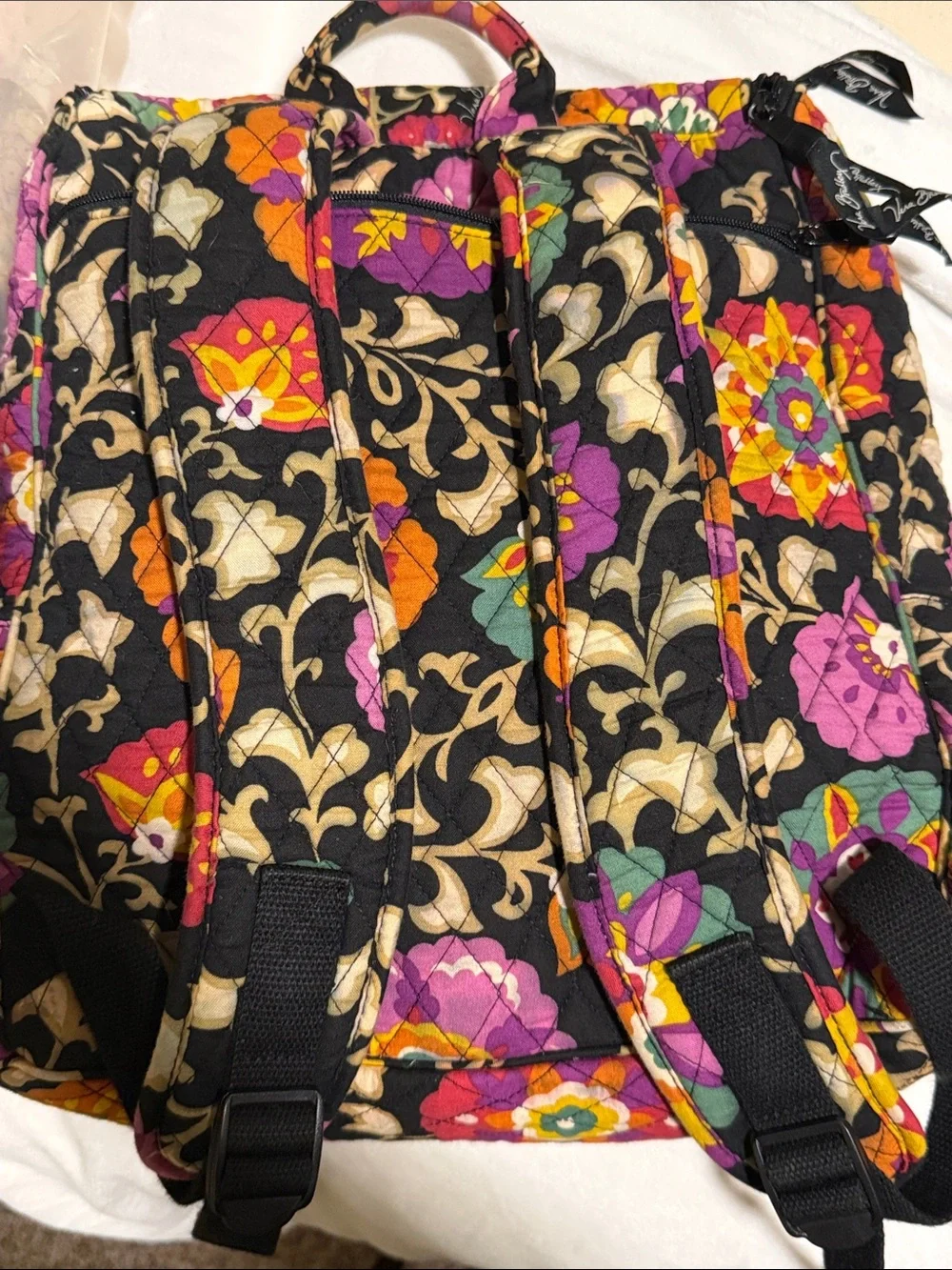 Vera Bradley | Quilted Cotton Campus Backpack in Retired “Suzani”Print Floral